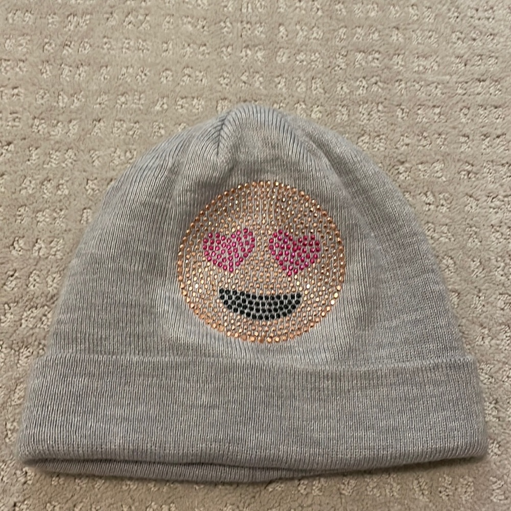 Girls emoji winter hat